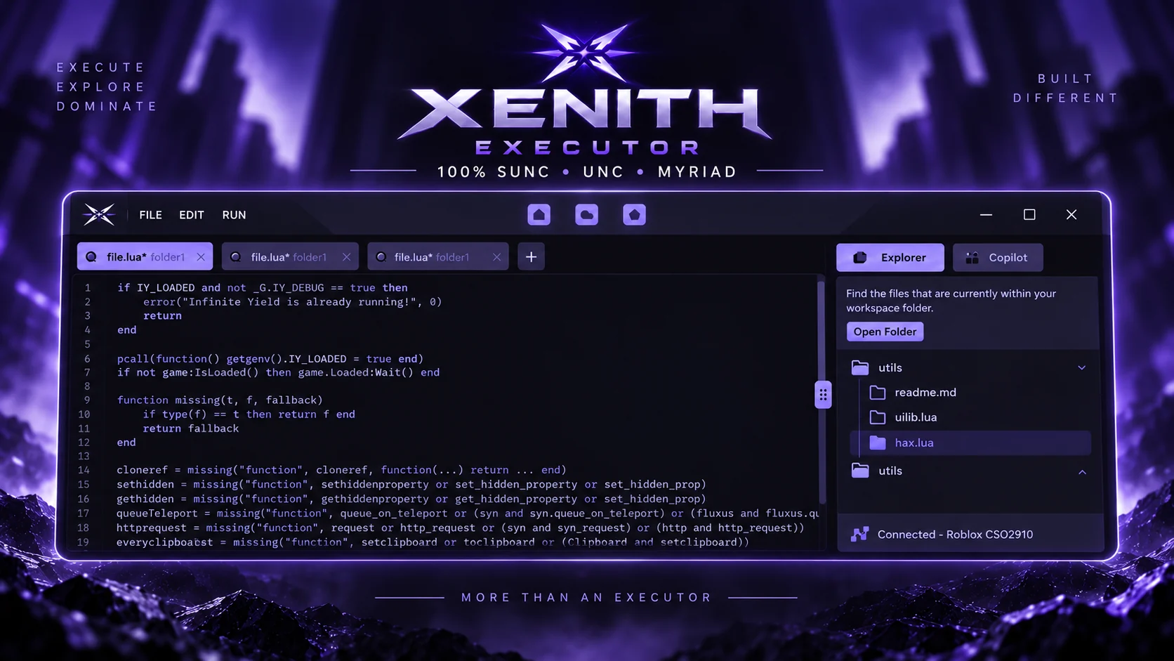 Xenith Executor — free Roblox script executor. Click to download the latest release.